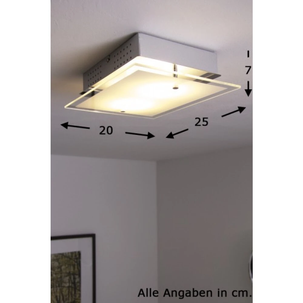 Honsel LAPO Deckenleuchte LED Chrom, Weiß – Bild 2