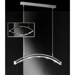 Honsel Lucy Pendelleuchte Chrom, 5-flammig