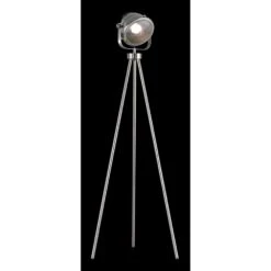 Honsel Tuk Tuk Stehleuchte Dunkelbraun, Silber, 1-flammig