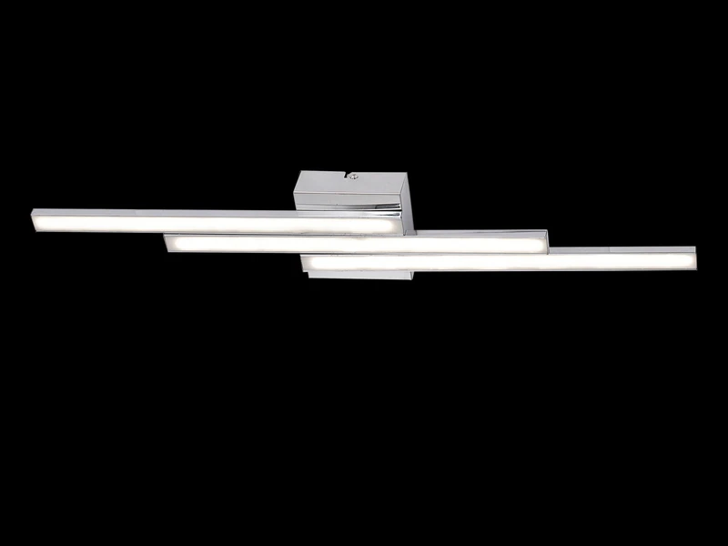 Fischer & Honsel LED Deckenleuchte 3 Flammig Geradliniges Design Mit Chrom - LĂ€nge 70cm â Bild 3