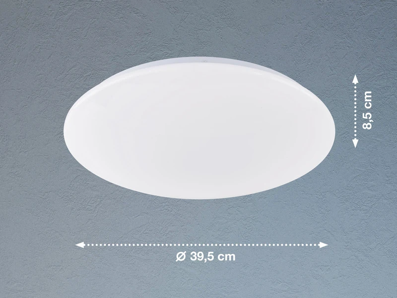 Fischer & Honsel LED Deckenleuchten 2er SET Flach - Dimmbar über Lichtschalter Ø39,5cm – Bild 4