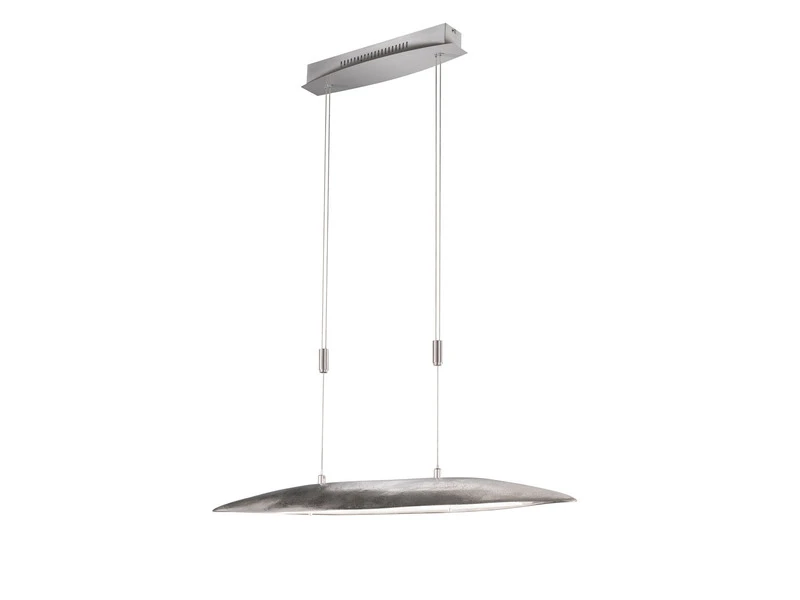Fischer & Honsel LED Pendelleuchte COLMAR Silber Antik Höhenverstellbar & Dimmbar 98cm Lang â Bild 2