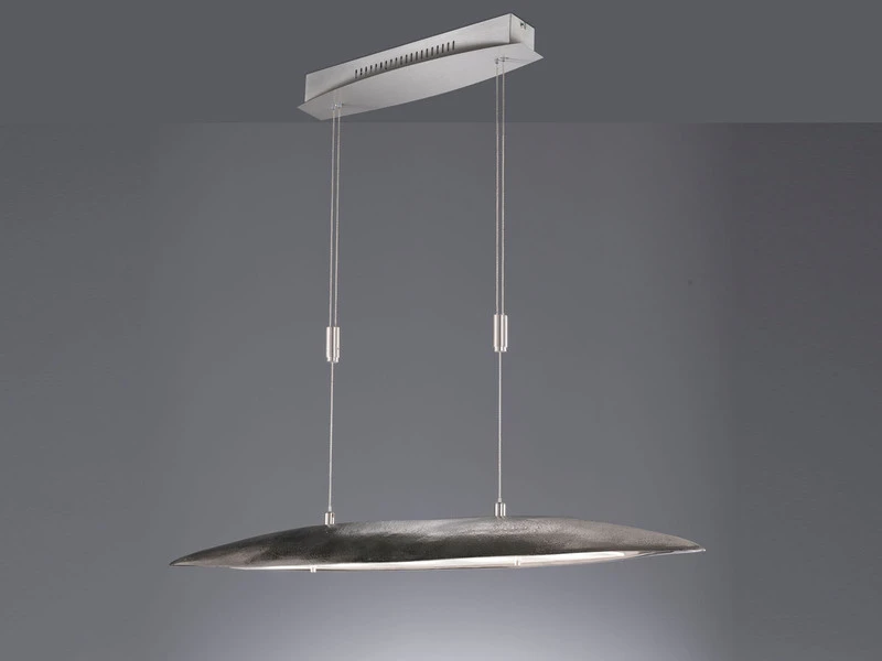 Fischer & Honsel LED Pendelleuchte COLMAR Silber Antik Höhenverstellbar & Dimmbar 98cm Lang â Bild 3