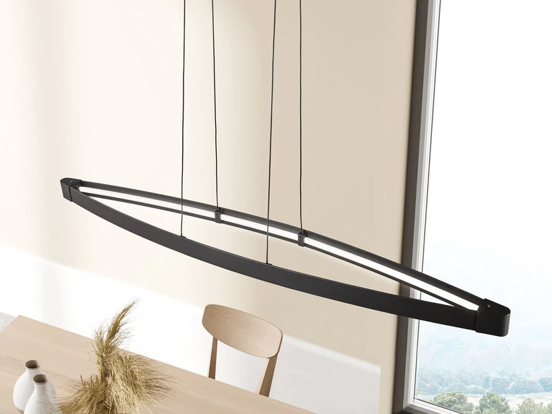 Fischer & Honsel LED Pendelleuchte FENGA Dimmbar & Höheneinstellbar - 119cm Lang