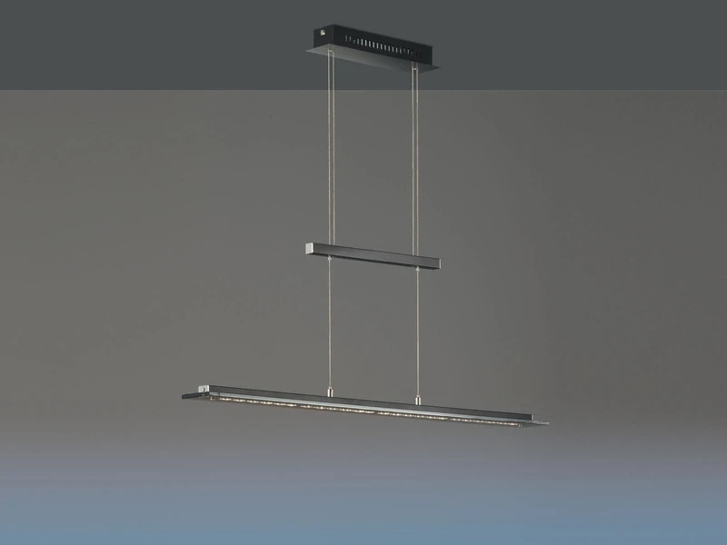 Fischer & Honsel LED Pendelleuchte TENSO Schwarz Höhenverstellbar & Tageslicht, 135cm – Bild 9