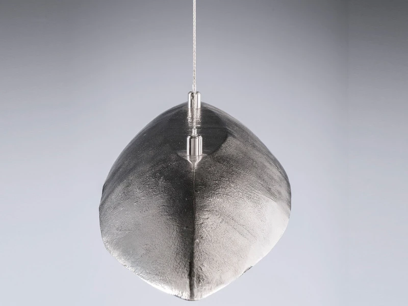 Fischer & Honsel XXL LED Pendelleuchte COLMAR Silber Antik Höhenverstellbar & Dimmbar 140cm Lang â Bild 6