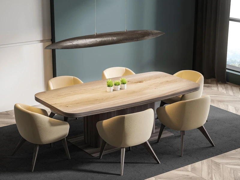 Fischer & Honsel XXL LED Pendelleuchte COLMAR Silber Antik Höhenverstellbar & Dimmbar 140cm Lang â Bild 9